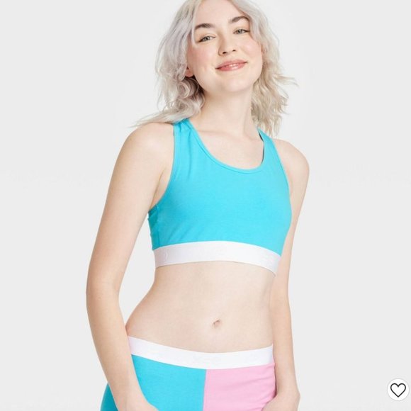 TOMBOYX Racerback Bra - Blue New with Tags size Small - Picture 1 of 5